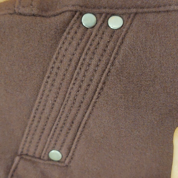 EUC Style & Co. Burgundy Knit Pants Size 14 - Picture 3 of 5